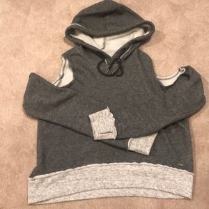 Cold shoulder hoodie